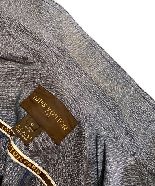 LOUIS VUITTON（ルイ ヴィトン）LOUIS VUITTON (ルイ ヴィトン) デニムジャケット スカイブルー サイズ:42の古着・服飾アイテム