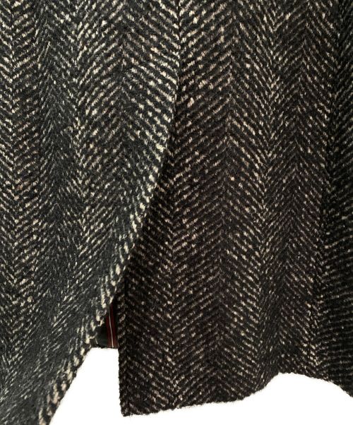MAX&Co.（マックスアンドコー）MAX&Co. (マックスアンドコー) ダブルブレストクロスコート ブラック サイズ:38の古着・服飾アイテム