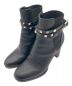 VALENTINO（ヴァレンティノ）の古着「ロックスタッズ グレインカーフ90MM」｜ブラック