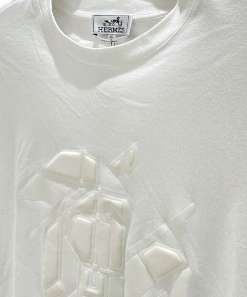 HERMES（エルメス）HERMES (エルメス) ホースインTシャツ ホワイト サイズ:XXLの古着・服飾アイテム