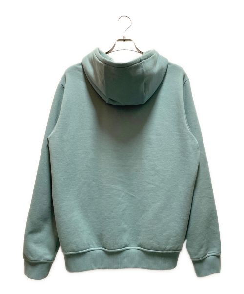 HERMES（エルメス）HERMES (エルメス) ホースパッチレザーパーカー スカイブルー サイズ:XLの古着・服飾アイテム
