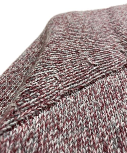 HERMES（エルメス）HERMES (エルメス) 22AW mouline ombre crewneck sweater/ムーリーヌオンブルクルーネックセーター ピンク サイズ:XLの古着・服飾アイテム