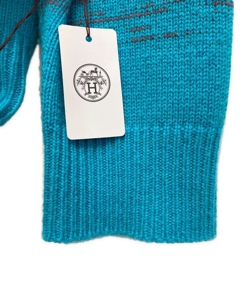HERMES（エルメス）HERMES (エルメス) 22AW mouline ombre crewneck sweater/ムーリーヌオンブルクルーネックセーター ピンク サイズ:XLの古着・服飾アイテム