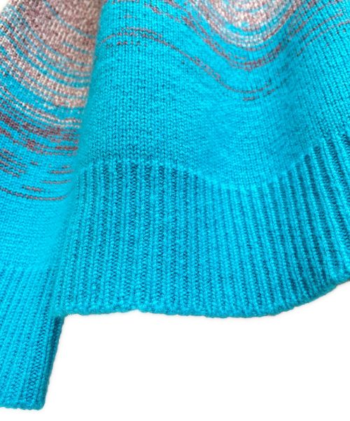 HERMES（エルメス）HERMES (エルメス) 22AW mouline ombre crewneck sweater/ムーリーヌオンブルクルーネックセーター ピンク サイズ:XLの古着・服飾アイテム