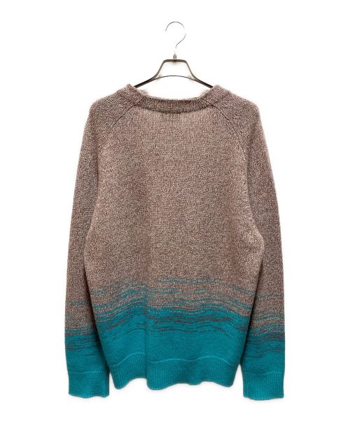 HERMES（エルメス）HERMES (エルメス) 22AW mouline ombre crewneck sweater/ムーリーヌオンブルクルーネックセーター ピンク サイズ:XLの古着・服飾アイテム