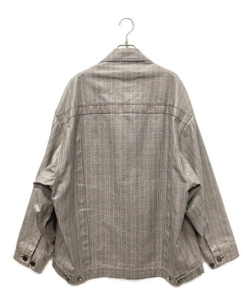Maison Margiela（メゾンマルジェラ）Maison Margiela (メゾンマルジェラ) グレンチェックコーティングジャケット グレー サイズ:Sの古着・服飾アイテム