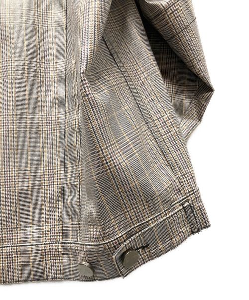 Maison Margiela（メゾンマルジェラ）Maison Margiela (メゾンマルジェラ) グレンチェックコーティングジャケット グレー サイズ:Sの古着・服飾アイテム