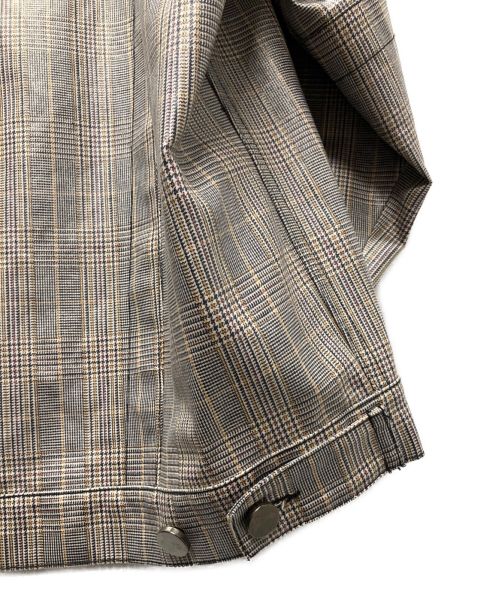 Maison Margiela（メゾンマルジェラ）Maison Margiela (メゾンマルジェラ) グレンチェックコーティングビッグジャケット グレー サイズ:Sの古着・服飾アイテム