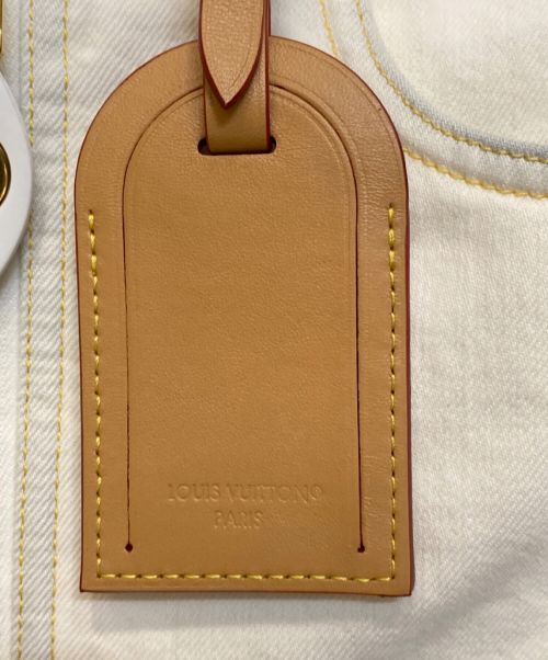 LOUIS VUITTON（ルイ ヴィトン）LOUIS VUITTON (ルイ ヴィトン) 23SS ブリーチドデニムミニスカート アイボリー サイズ:34の古着・服飾アイテム