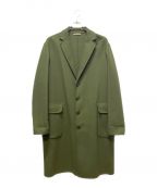 BOTTEGA VENETAボッテガベネタ）の古着「ウールカシミアチェスターコート」｜グリーン