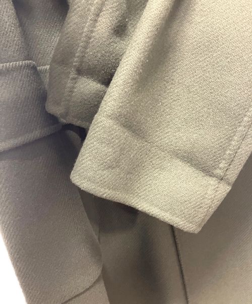 BOTTEGA VENETA（ボッテガベネタ）BOTTEGA VENETA (ボッテガベネタ) ウールカシミアチェスターコート グリーン サイズ:48の古着・服飾アイテム