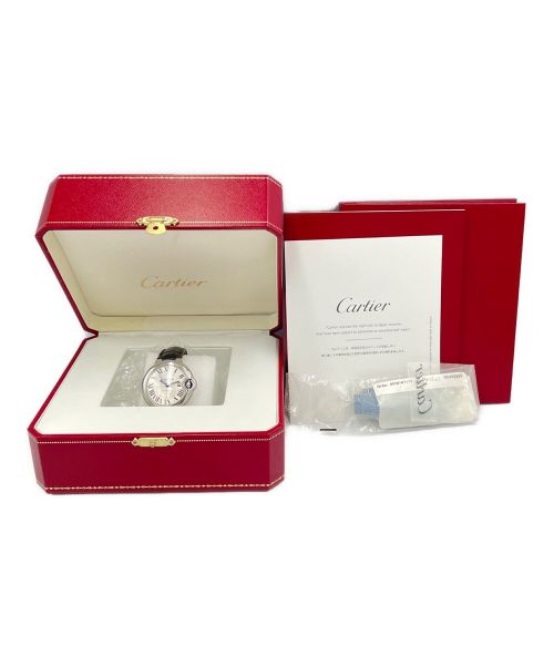Cartier（カルティエ）Cartier (カルティエ) バロンブルー・ドゥ・カルティエ シルバー文字盤の古着・服飾アイテム