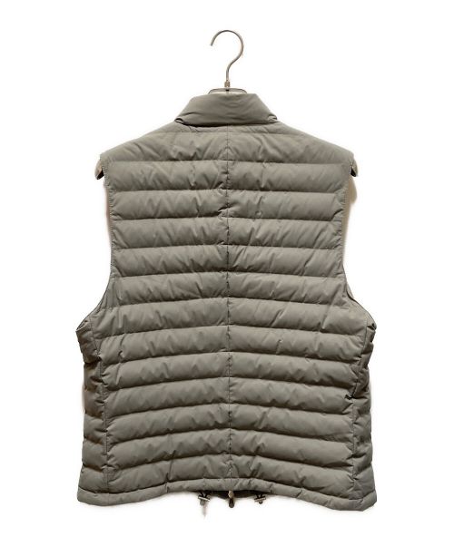 BRUNELLO CUCINELLI（ブルネロクチネリ）BRUNELLO CUCINELLI (ブルネロクチネリ) キルティングダウンベスト ライトグレー サイズ:54の古着・服飾アイテム