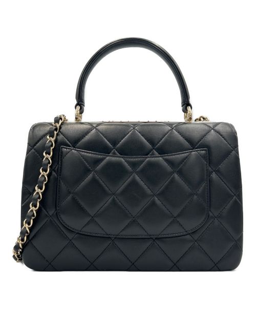 CHANEL（シャネル）CHANEL (シャネル) トップハンドル フラップ バッグ ブラック サイズ:25の古着・服飾アイテム