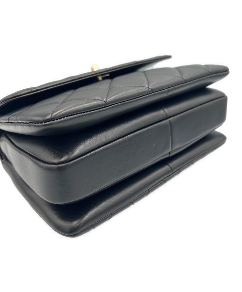 CHANEL（シャネル）CHANEL (シャネル) トップハンドル フラップ バッグ ブラック サイズ:25の古着・服飾アイテム