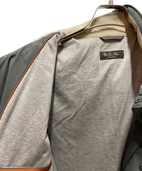 LORO PIANA（ロロピアーナ）LORO PIANA (ロロピアーナ) Winter Voyager Bomber Jacket グリーン サイズ:Lの古着・服飾アイテム