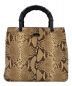 GUCCI（グッチ）の古着「バンブーパイソンハンドバッグ」