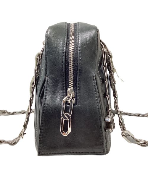 CHANEL（シャネル）CHANEL (シャネル) Lamb skin chain shoulder bag（ラムスキンラムスキンチェーンショルダーバッグ） ブラック サイズ:-の古着・服飾アイテム