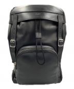 Saint Laurent Parisサンローランパリ）の古着「レザーバックパック」｜ブラック