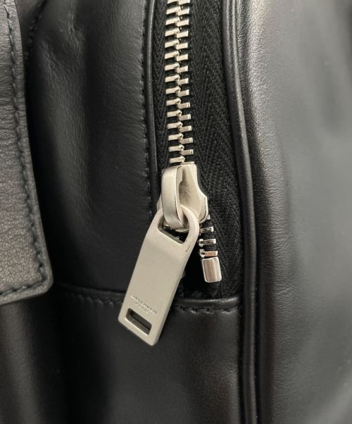 Saint Laurent Paris（サンローランパリ）Saint Laurent Paris (サンローランパリ) レザーバックパック ブラックの古着・服飾アイテム