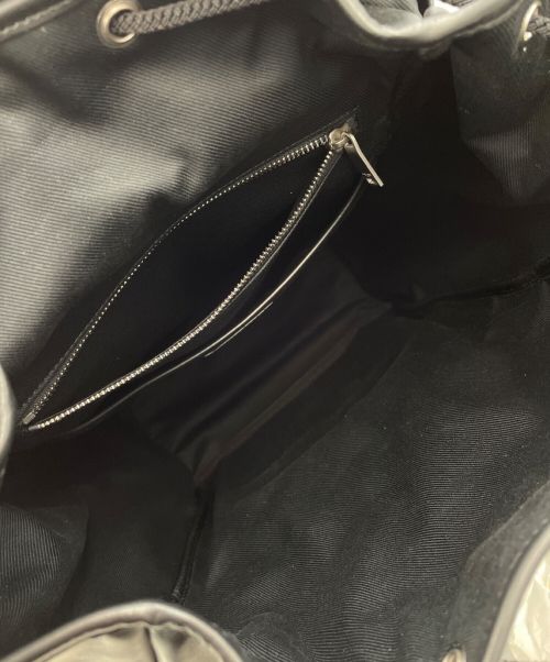 Saint Laurent Paris（サンローランパリ）Saint Laurent Paris (サンローランパリ) レザーバックパック ブラックの古着・服飾アイテム