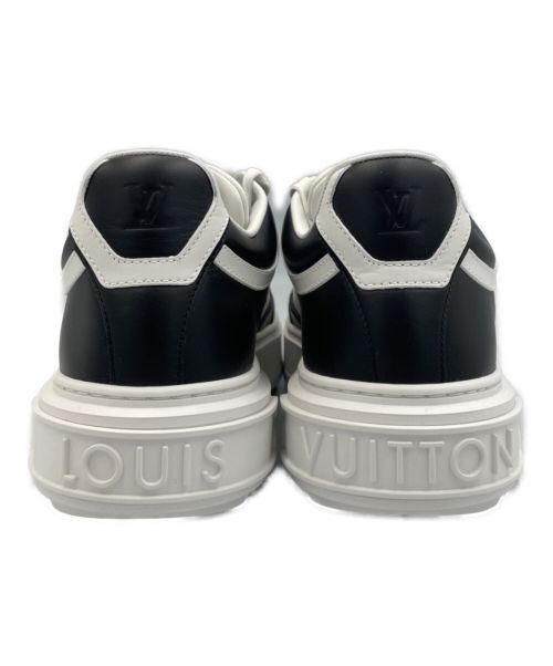 LOUIS VUITTON（ルイ ヴィトン）LOUIS VUITTON (ルイ ヴィトン) タイムアウトスニーカー ホワイト×ブラック サイズ:38 1/2の古着・服飾アイテム