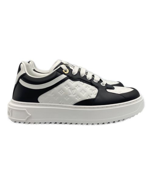 LOUIS VUITTON（ルイ ヴィトン）LOUIS VUITTON (ルイ ヴィトン) タイムアウトスニーカー ホワイト×ブラック サイズ:38 1/2の古着・服飾アイテム