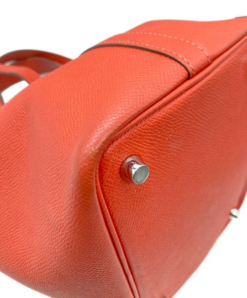 HERMES（エルメス）HERMES (エルメス) ピコタンロックPM トレサージュ ルージュアッシュ/セレステ/カプシーヌ サイズ:PMの古着・服飾アイテム