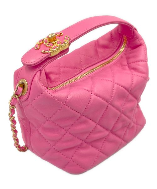 CHANEL（シャネル）CHANEL (シャネル) CHANEL 19 マトラッセ2wayバッグ ピンク サイズ:19の古着・服飾アイテム