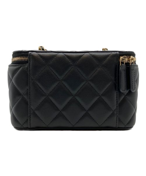 CHANEL（シャネル）CHANEL (シャネル) マトラッセバニティーバッグ ブラック サイズ:16の古着・服飾アイテム