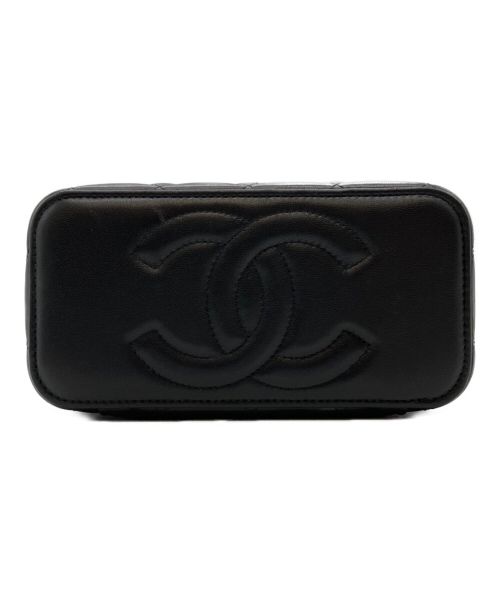 CHANEL（シャネル）CHANEL (シャネル) マトラッセバニティーバッグ ブラック サイズ:16の古着・服飾アイテム
