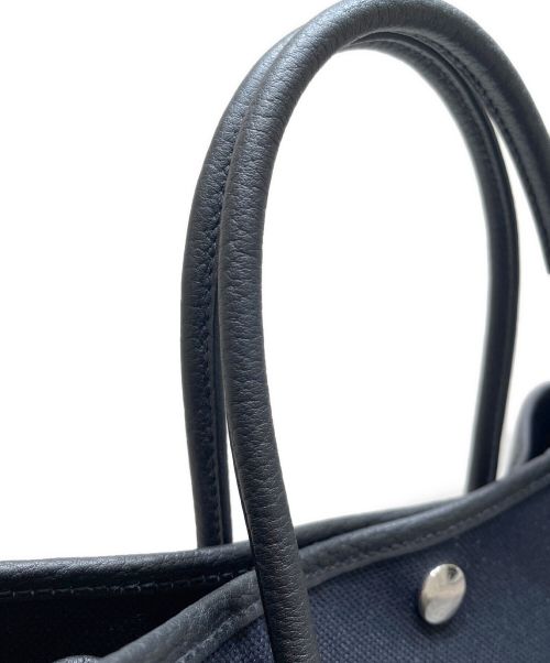 HERMES（エルメス）HERMES (エルメス) ガーデンパーティーTPM ブラック×ネイビー サイズ:TPMの古着・服飾アイテム
