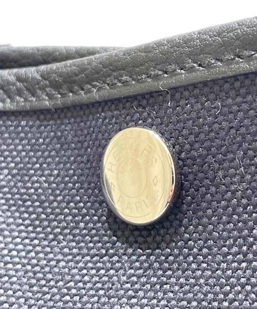 HERMES（エルメス）HERMES (エルメス) ガーデンパーティーTPM ブラック×ネイビー サイズ:TPMの古着・服飾アイテム