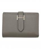 HERMESエルメス）の古着「Bearn Combine ベアンコンビネ /ヴォーエプソン/エタン/U刻印：2022年製」｜エタン