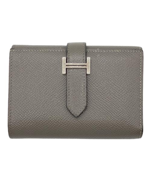 HERMES（エルメス）HERMES (エルメス) Bearn Combine ベアンコンビネ /ヴォーエプソン/エタン/U刻印：2022年製 エタン サイズ:コンビネの古着・服飾アイテム