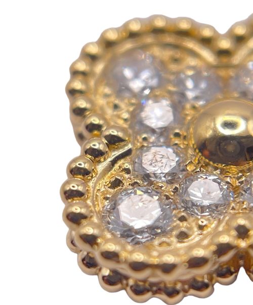 VAN CLEEF & ARPELS（ヴァンクリーフ＆アーペル）VAN CLEEF & ARPELS (ヴァンクリーフ＆アーペル) フルダイヤ ヴィンテージ アルハンブラ ネックレスの古着・服飾アイテム