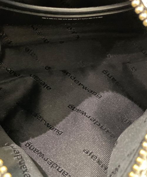 ALEXANDER WANG（アレキサンダー・ワン）ALEXANDER WANG (アレキサンダーワン) ラインストーン メッシュ ポーチ ブラックの古着・服飾アイテム