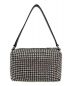 ALEXANDER WANG (アレキサンダーワン) ラインストーン メッシュ ポーチ ブラック：49800円