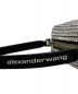 中古・古着 ALEXANDER WANG (アレキサンダーワン) ラインストーン メッシュ ポーチ ブラック：49800円