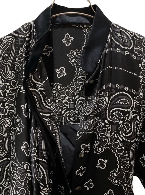 sacai（サカイ）sacai (サカイ) バンダナプリントドレス ブラック サイズ:2の古着・服飾アイテム