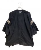 JUNYA WATANABEジュンヤワタナベ）の古着「ビジュートリム ブラウス AD2022」｜ブラック
