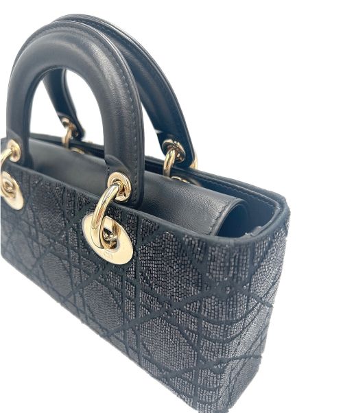 Christian Dior（クリスチャン ディオール）Christian Dior (クリスチャン ディオール) LADY D-JOY バッグ スモール ブラック サイズ:スモールの古着・服飾アイテム