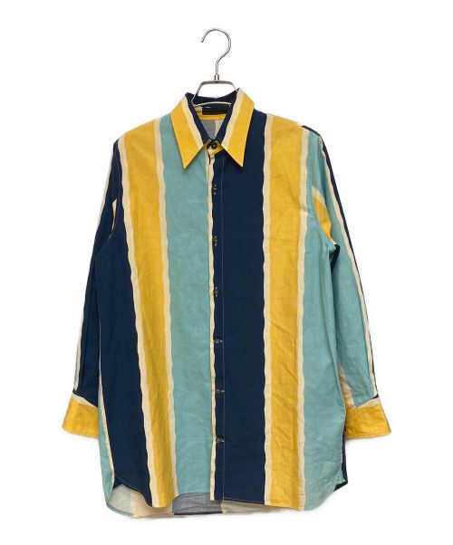 PRADA（プラダ）PRADA (プラダ) マルチカラーストライプシャツ マルチカラー サイズ:XSの古着・服飾アイテム