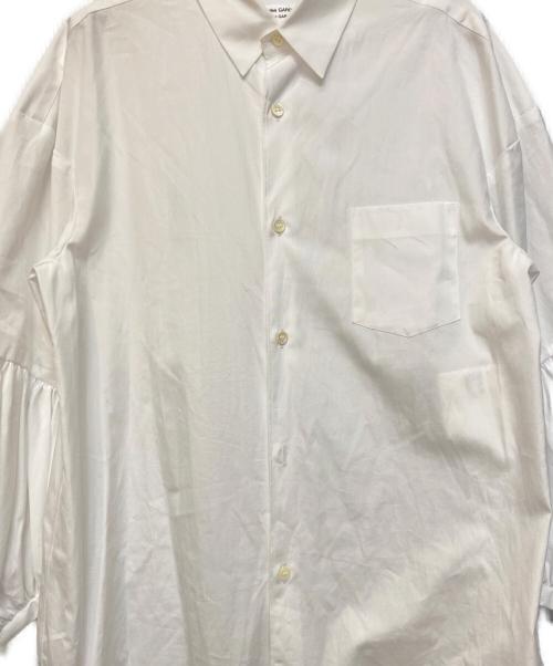 COMME des GARCONS（コムデギャルソン）COMME des GARCONS (コムデギャルソン) ティアードロングシャツワンピース ホワイト サイズ:Mの古着・服飾アイテム