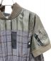 中古・古着 sacai (サカイ) グレンチェックドッキングワンピース オリーブ サイズ:2：50000円