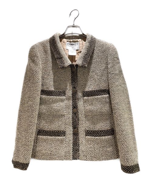 CHANEL（シャネル）CHANEL (シャネル) セットアップスーツ ベージュ サイズ:40の古着・服飾アイテム