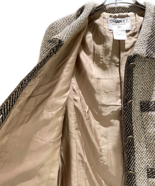 CHANEL（シャネル）CHANEL (シャネル) セットアップスーツ ベージュ サイズ:40の古着・服飾アイテム