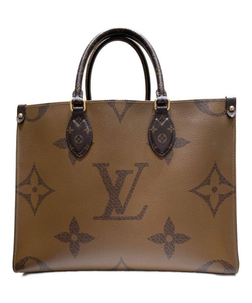 LOUIS VUITTON（ルイ ヴィトン）LOUIS VUITTON (ルイ ヴィトン) オンザゴーMM ブラック×ベージュ サイズ:MMの古着・服飾アイテム