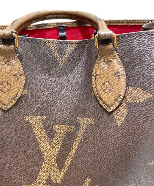 LOUIS VUITTON（ルイ ヴィトン）LOUIS VUITTON (ルイ ヴィトン) オンザゴーMM ブラック×ベージュ サイズ:MMの古着・服飾アイテム