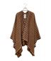 FENDI (フェンディ) バックロゴウールポンチョ ブラウン サイズ:Free：45000円